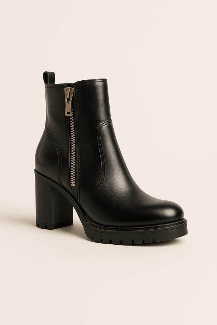 Stivaletto Nero Giardini con zip — Donati Shoes