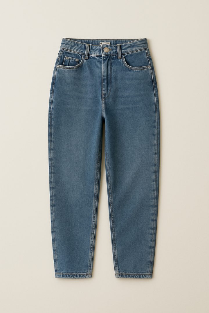 Jeans mom fit a vita alta — Calliope