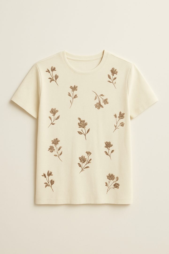 T-shirt in cotone stampata — Calliope