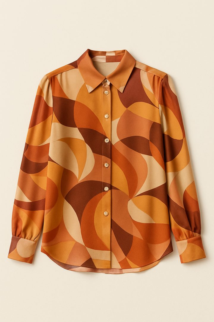 Camicia Kocca in seta stampata — Blanca Boutique