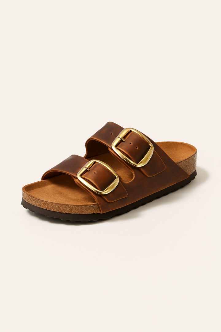 Birkenstock Arizona Big Buckle in pelle oliata — The Shoemaker Store Rimini