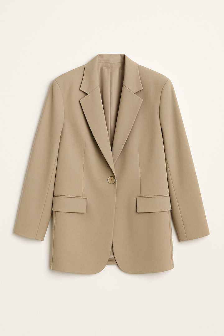 Blazer oversize in tessuto stretch — Ale Abbigliamento