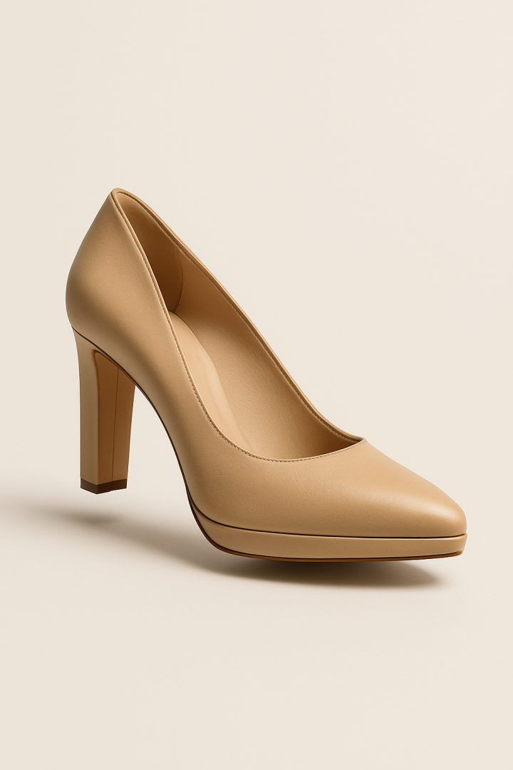 Nero Giardini décolleté in nappa