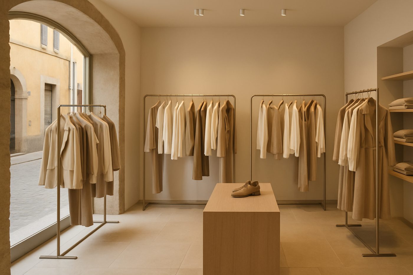La vetrina di Jack & Jones a Fano